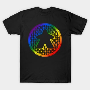 Meeple Icons - Rainbow T-Shirt